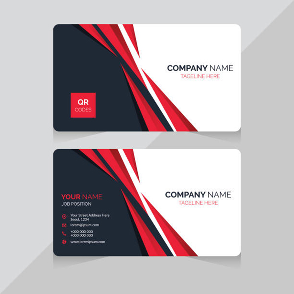 Modern and Clean Business Card Template. Double sided design